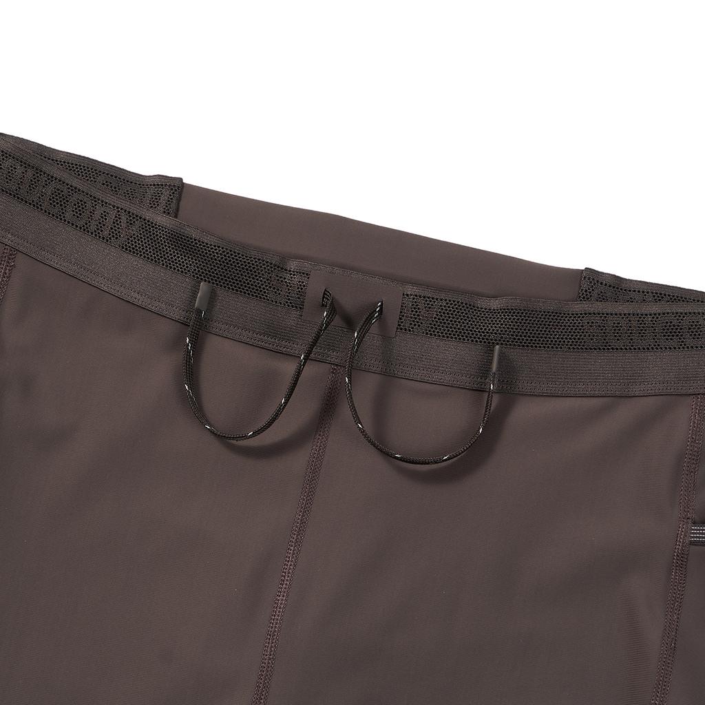 Saucony Running Training Series Lace-Up Comfortable Slim Fit Fashion Sports Shorts Unisex shorts Earth-Tone SA2259LG03T-CO021