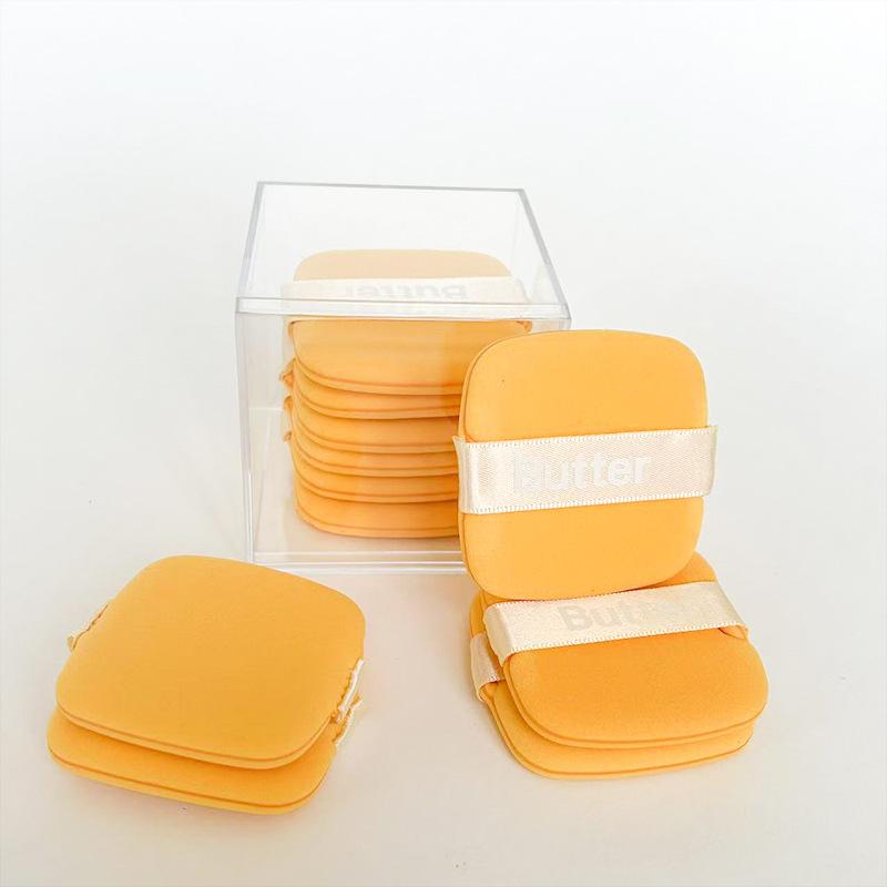 Butter Cookie Makeup Sponge Puff Ultra Soft Non-Absorbent Hygienic Blending Sponge for Liquid Powder Foundation Dry Wet Application Beauty Blender