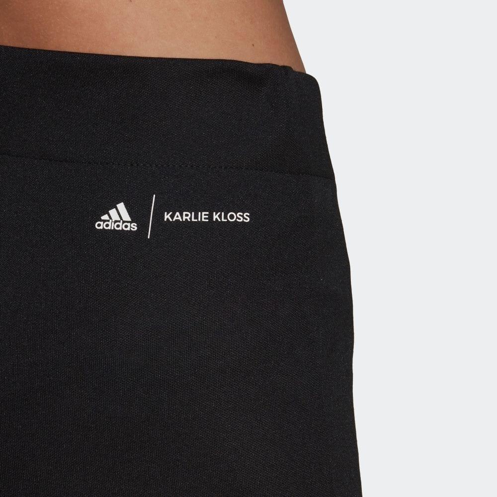 (WMNS) Adidas X Karlie Kloss Flared Pants Asia Sizing 'Black' Women's HB1451