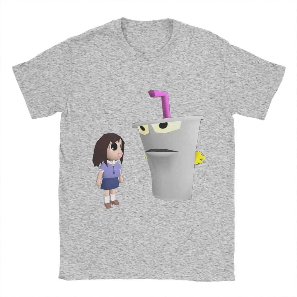 Ayumu Osaka   Azumanga Daioh  T-Shirt Sommer  Baumwoll-T-Shirts für Herren Freizeit Muster T-Shirt Kurzarm Streetwear Tees