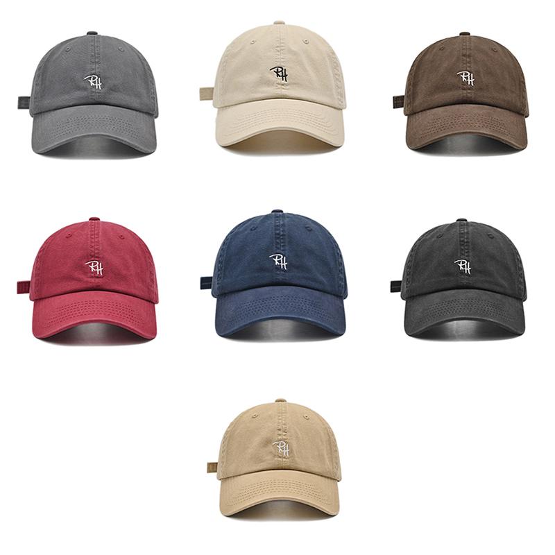 1Pcs Simple Letter Baseball Cap Adult Adjustable Breathable Cotton Sports Casual Hat Fashion All-Match Visor