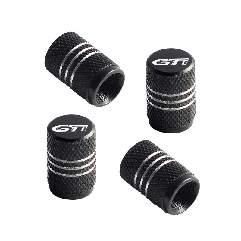 For VW VOLKSWAGEN 2026 New For Peugeot GTI Emblem 106 107 206 207 208 301 307 408 508 3008 Badge Car Wheel Tire Valve Caps Tyre
