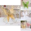 Christmas Butterfly Ornament Fabric Glitter Sequin Deco For Holiday Decor