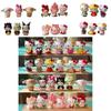 Adorable 6pcs Hello Kitty Kuromi Sanrio Cute Dolls Accessories For Collectors