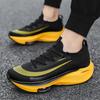 Men Unisex Sneakers Fashion Sneakers Round Trainer Race Toe Cushioning Running Shoes Breathable Lace Couple Women Tennis Shoes