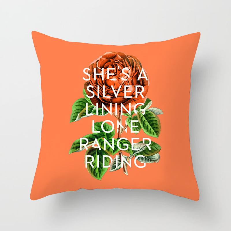 Cartoon Fruit Digital Printing Car Pillow Cushion Home Soft Decoration