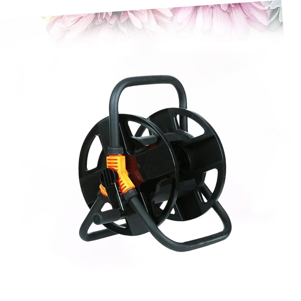 SUPVOX Stainless Steel Garden Hose Reel, 20M Capacity, Car Wash Hose Pipe Storage, Compact Design, Twist Prevention, Outdoor Watering Supplies