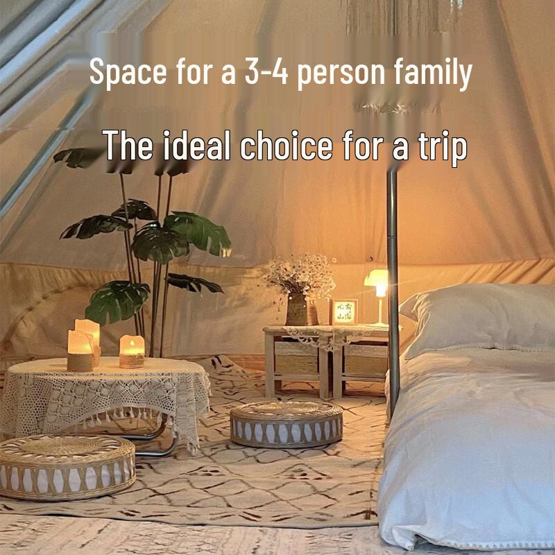Outdoor Camping Mongolian Yurt Tent with Moisture Pad