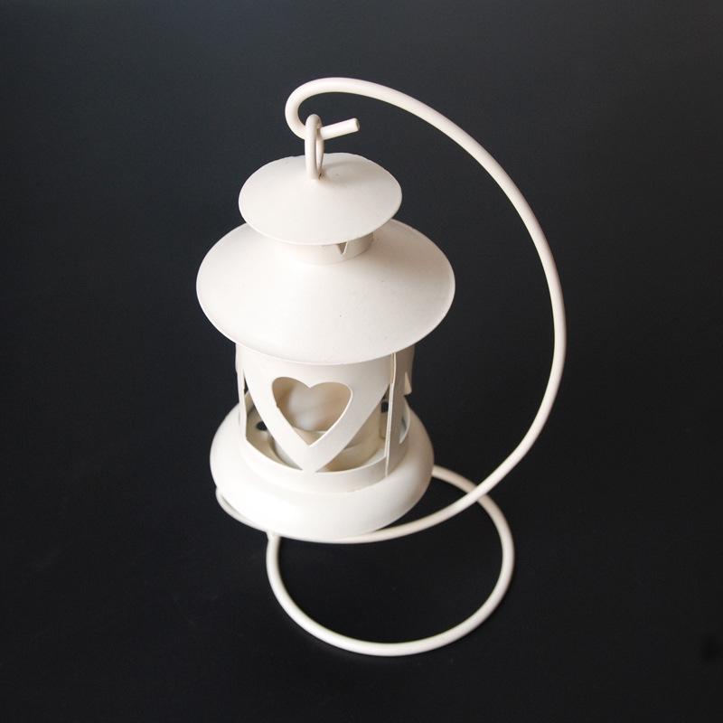 European Style Hollow Wrought Iron Candlestick - Romantic Home Décor Handicraft