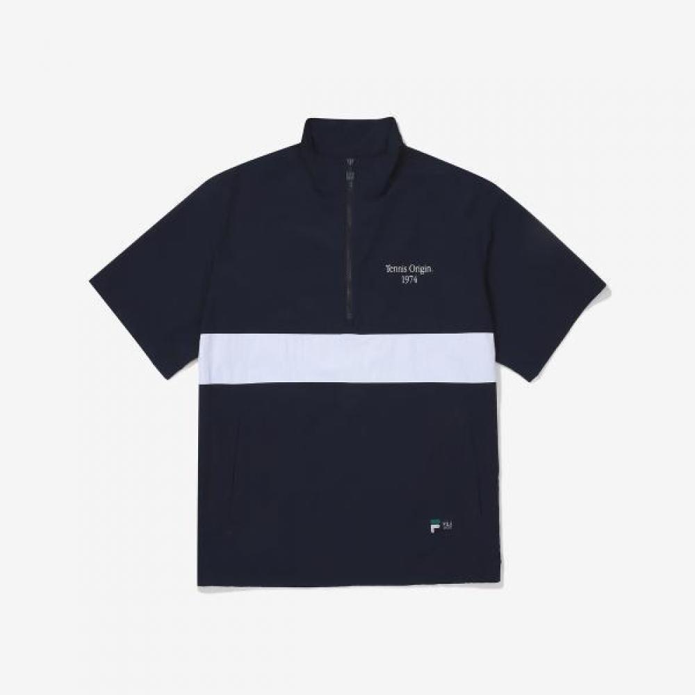 Анорак Fila Block с полувысоким воротником navy/95