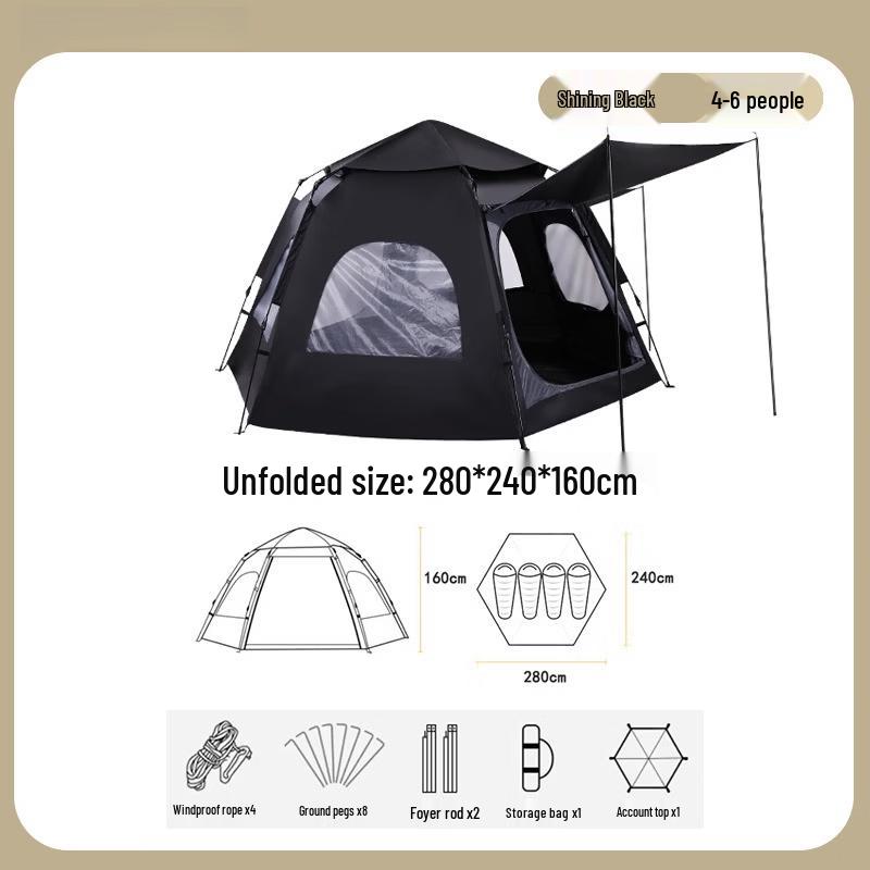 ZISIZ Outdoor Portable Camping Tent