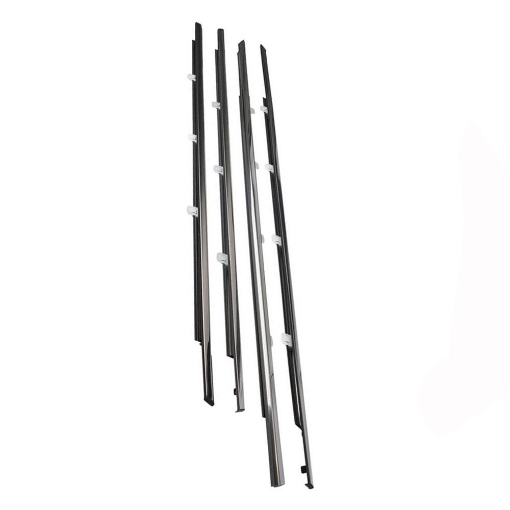4-Piece Window Seal Set for 08-12 Honda Accord (Part Numbers: 72910-TA0-A01, 72950-TA0-A01)