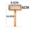 Dog Brush Wooden Dogs Comb Pet Hair Remover Dog Hair Comb Comfortable Handle Combs for Cat Hair Knot Cleaning Massage Cat Brush