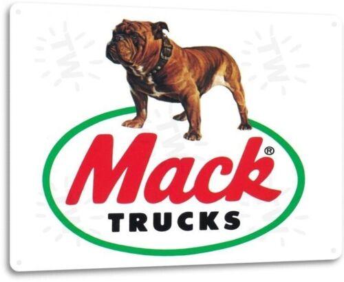 

Mack Semi Truck Dealer Dog Logo Repair Garage Retro Wall Ad Decor Metal Tin SignAluminum 20x30cm（7.8x11.8inch）