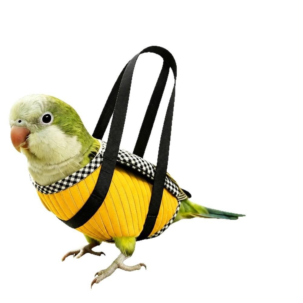 Anti Escape Bird Bag Breathable Bird Backpack Carrier New Parrot Vest Carrier  Budgies