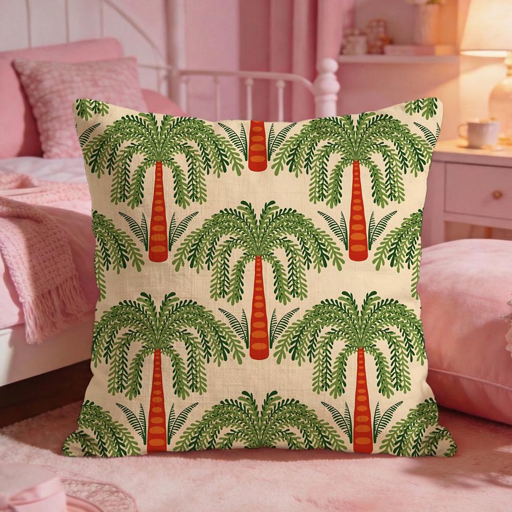 PlantPalm treeS Cushion Cover Premium Comfort Reversible Pillow Cove Two in One Design for Any Room Car Interior