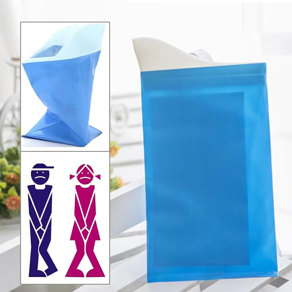 600ml Portable Urinal Bag Unisex Emergency Disposable Pee Bag for Car Travel & Outdoor Large Capacity Leak Proof Urine Bag