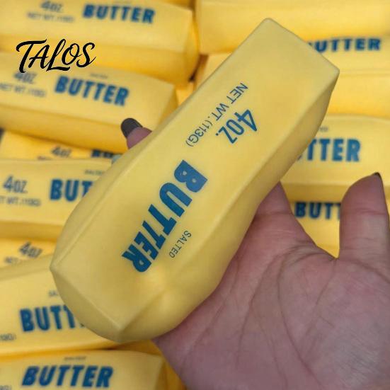 Butter Stick Toy with Stopper DIY Stress Relief Toy, Hollow Fillable Skin TPR Stopper, Empty Bar Squeeze for Teens Adults