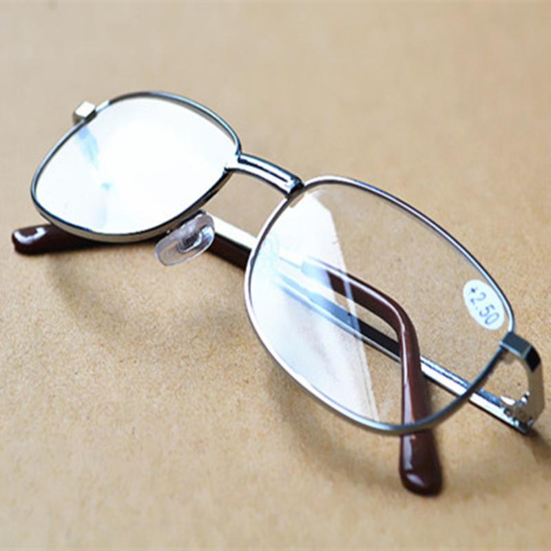 

Men Women Reading Glasses Full Alloy Frame Resin Lens Comfy Light Clear Hyperopia Glasses +10 15 20 25 30 35 40 3