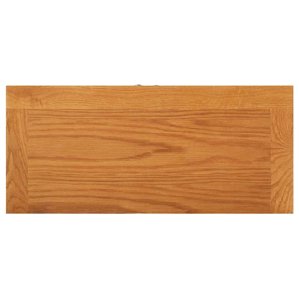 Storage Cabinet 50x22x110 cm Solid Oak