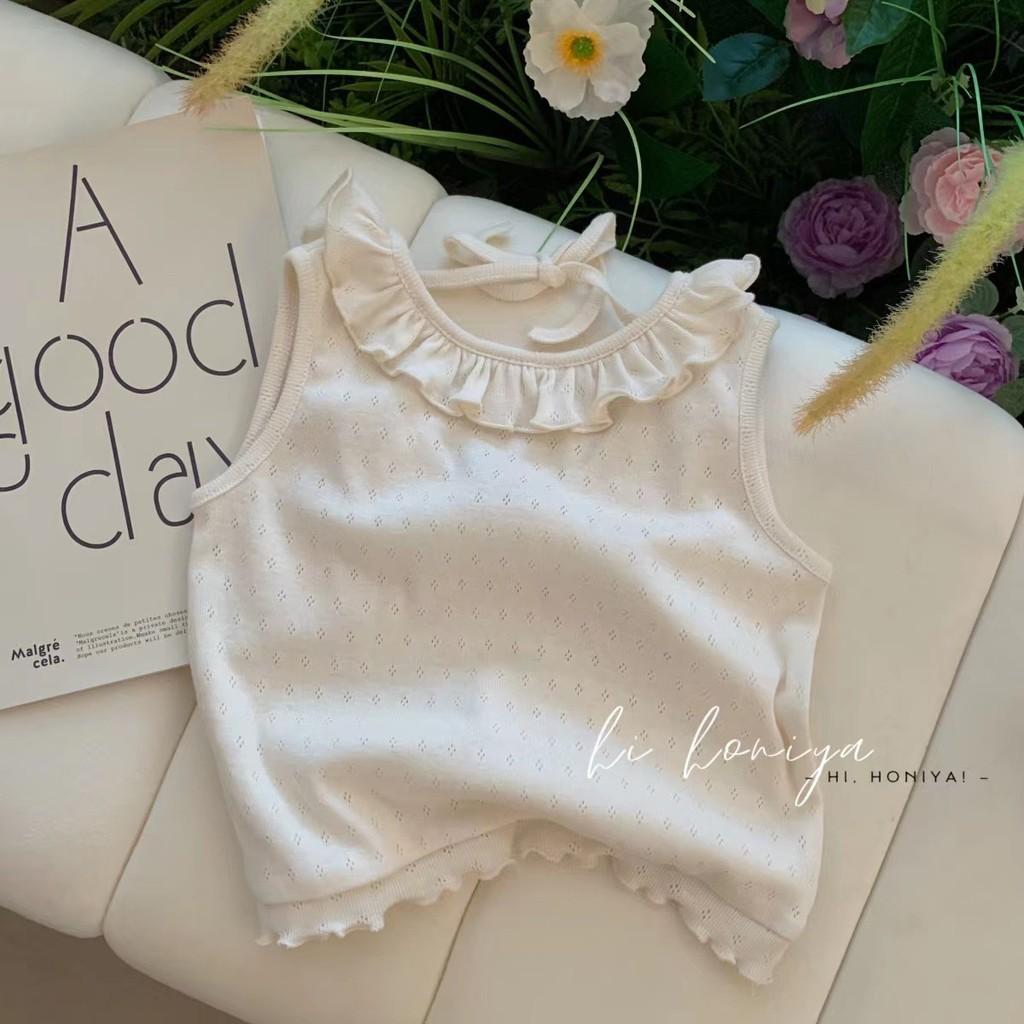 Niedliches Prinzessinnen-Stil zweiteiliges Set für kleine Mädchen mit weichem floralem Stoff für den Sommer