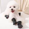 Petites Bottes de Neige en Coton pour Chien: Chaussures chaudes pour animaux de compagnie pour l'automne et l'hiver - Pack de 4
