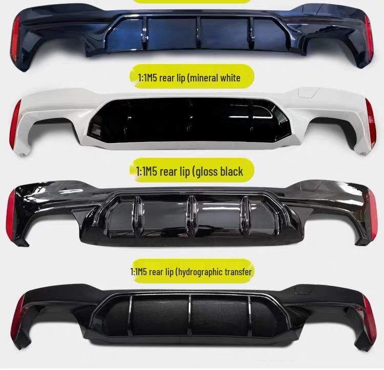 BMW 5 Series G30/G38 M5 Style Front & Rear Bumper Kit with Fender, Side Skirt, and Hood.
