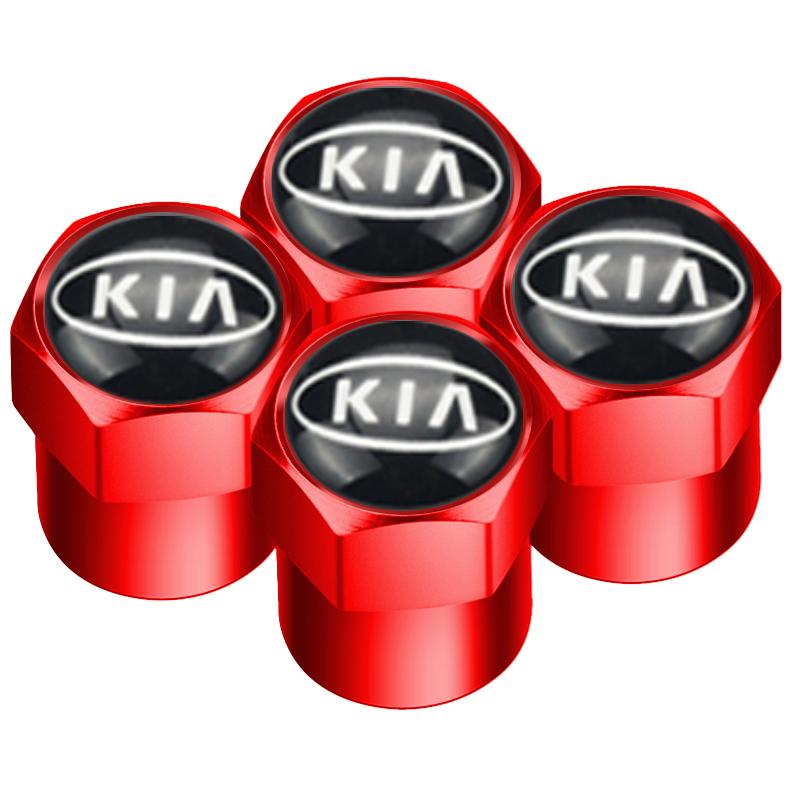 

Set of 4 Car Tire Valve Caps Dustproof Accessories for Kia Sportage Ceed Picanto Rio ProCeed Niro 5 3 4 K7 K5 K8 K3 Ray K9
