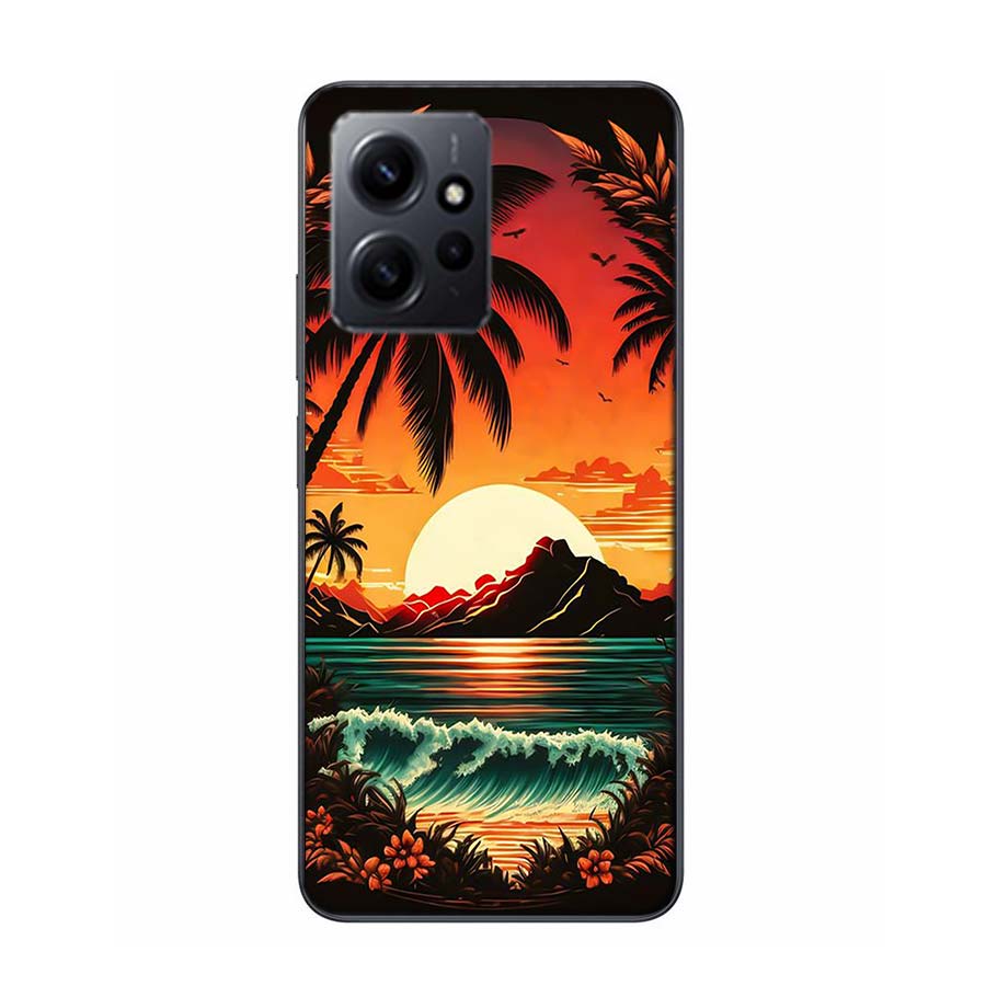 

Beautiful Seaside Coconut Trees Phone Case For Redmi Note 14 15 Pro 5G 13 12 Pro Plus 11 11T 11E 11S 10 Pro 10S 9 9S Cover Cell Redmi Note 14 5G