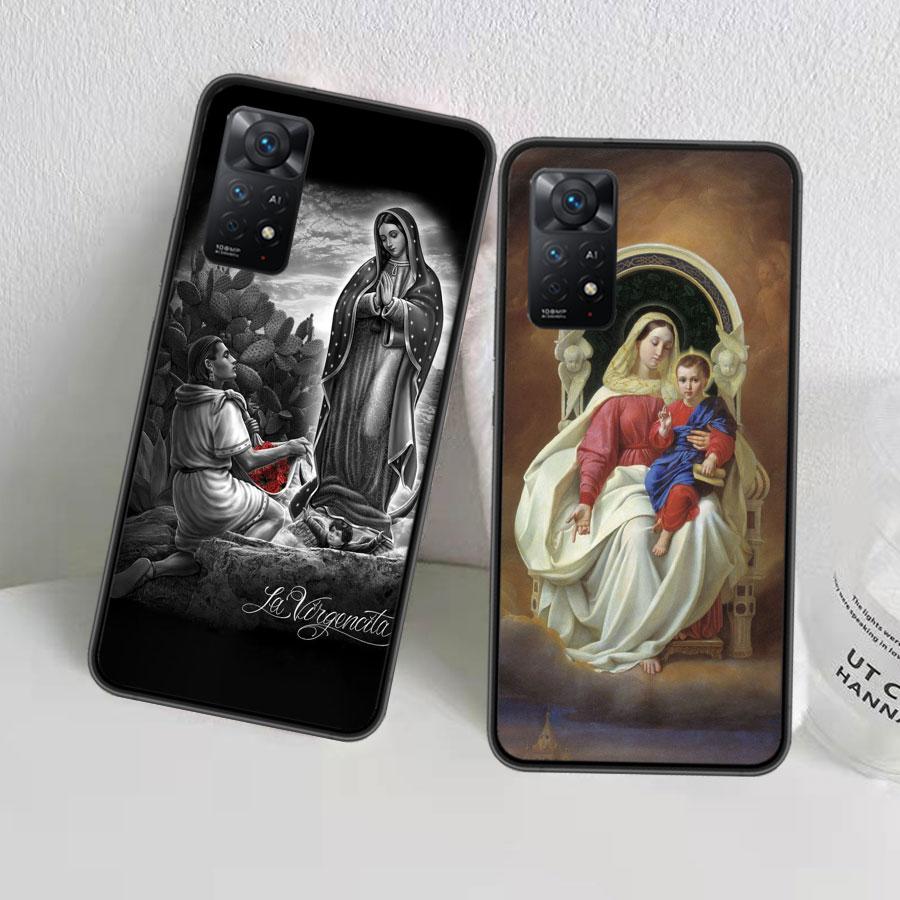 Virgin De Guadalupe Virgen Mary Phone Case For Redmi Note 14 13 Pro 5G Plus 12 12C 10 10A 10C 9 9A 9C 9T 8 8A K60 K70 Pro Xiaomi