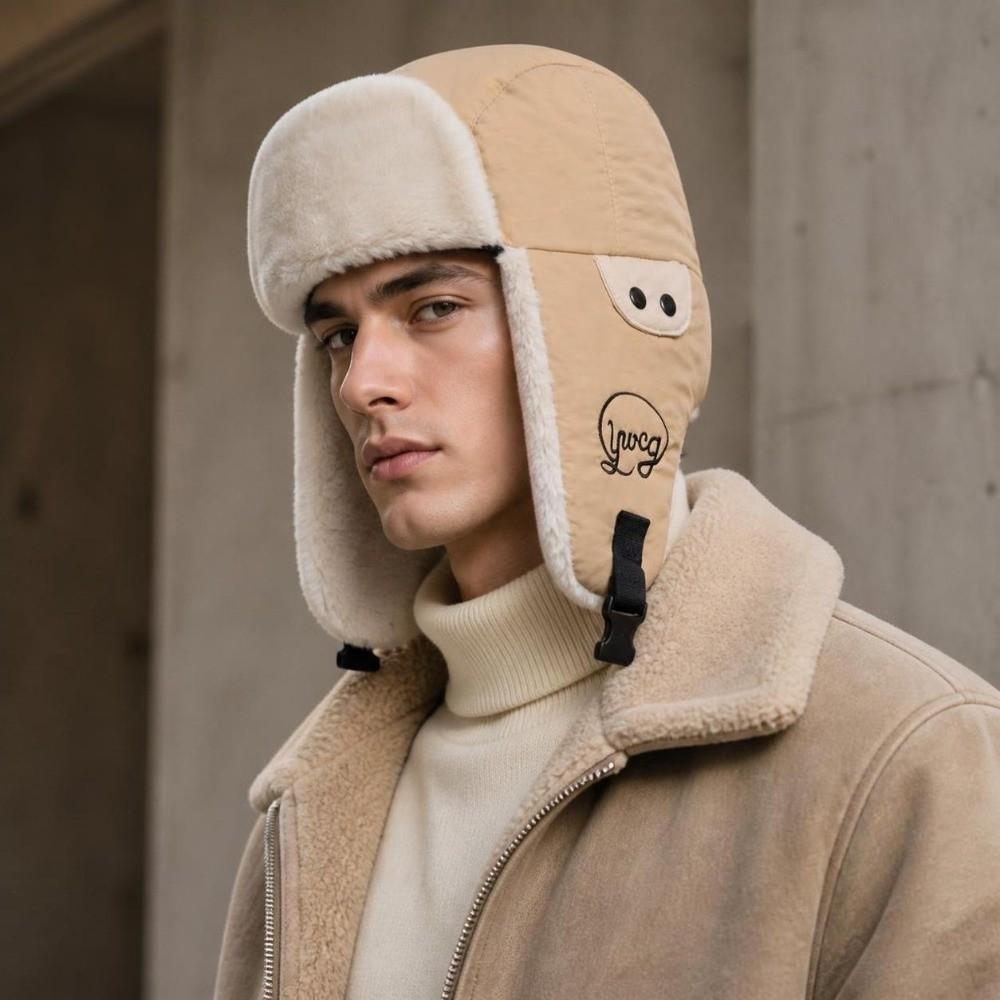 Cold Proof Winter Fleece Cap Thickened Fleece Winter Bomber Hat Cute Ear Protection Cap Winter