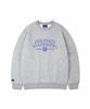 DOLPHIN WAVE APPAREL Dolphin Watering Essential Brushed Sweatshirt Melange Grey