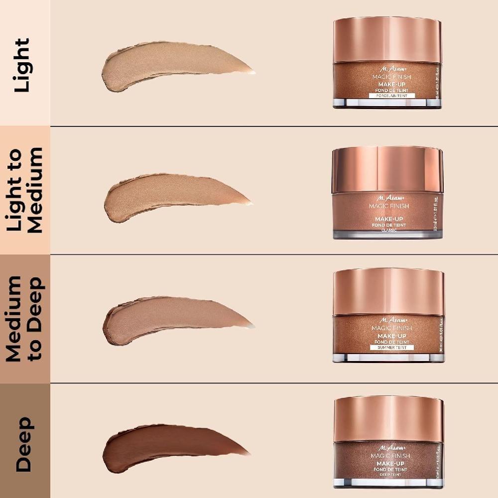 M.Assam Magic Finish Makeup Mousse 4-in-1, 1 Piece, 30ml