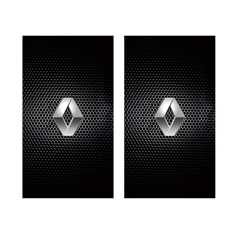 2Pcs Car Center Pillar Sticker Auto B Pillars Protective Film For Renault Clio Sandero Captur Megane R5 4 E-tech Scenic Austral R444