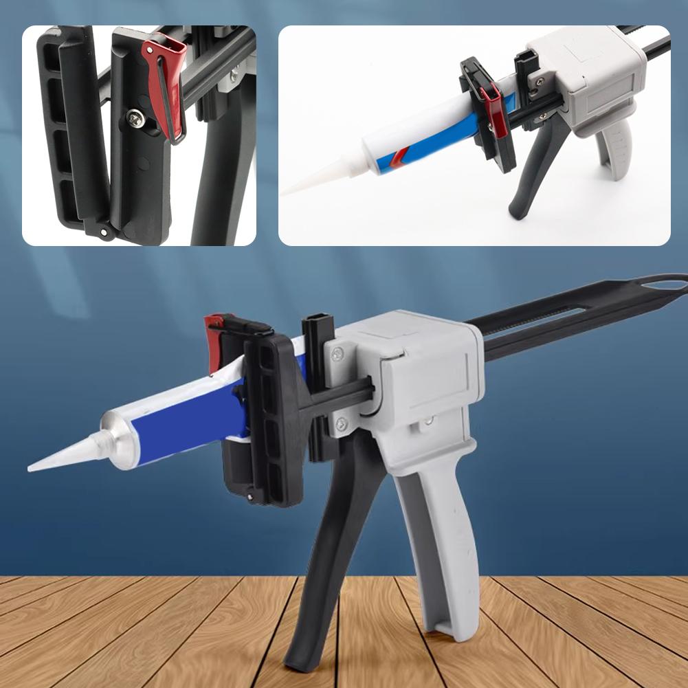 704 Toothpaste Glue Gun Silicone Sealant Gun Manual Glue Gun Auto Repair Tool Manual Extruder Aluminum Tube Glue Extruder
