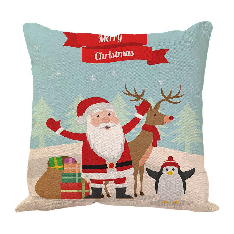 New Linen Christmas Pillows Linen Cushion Pillow Cover Pillow Pillow Car Pillow Sofa Pillow Cover