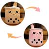 Reversible Secret Pouch Boba Plushie Bubble Tea Milk Plush Doll Soft Toy Stuffed