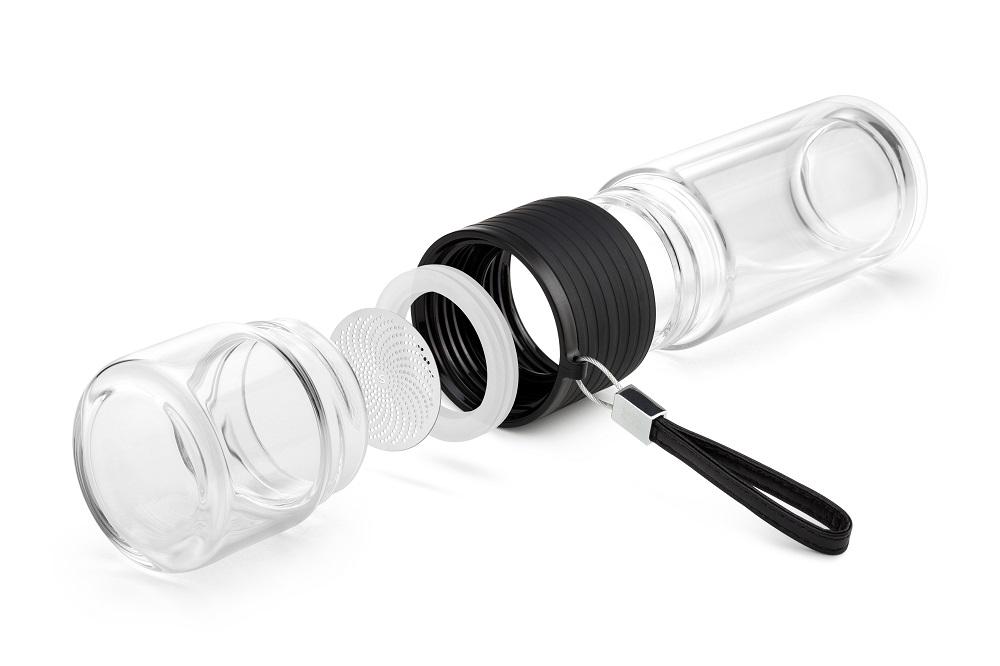 SAMADOYO-Tea Separator, Heat-Resistant Glass Brewing, Tea Filtration, Portable Cup, Outdoor, Travel, Vehicle Water Cup