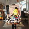 1 STuks Assassination Classroom Print Flanellen Deken, Hoge Kwaliteit Alle Seizoenen, Woondecoratie, Warmte en Comfort, Perfect voor Kerstcadeaus