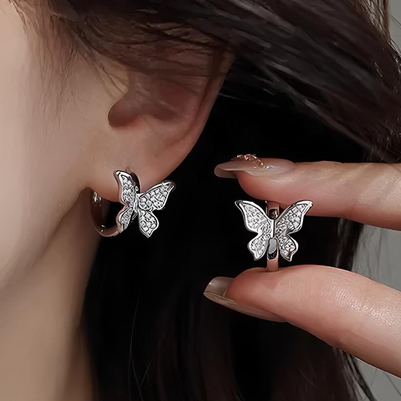 925 Silver Bow Knot Ear Clip for Women Girl Ribbon Design Ballet Style Sweet Jewelry Gift