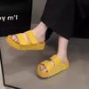 Height-increasing platform shoes women's new cool slippers women's summer wear soft-soled beach Boken sandals