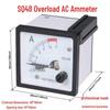 SQ-48 AC Overload Current Meter CP-48 Mechanical Ammeter (10A/120A/30A/50A)