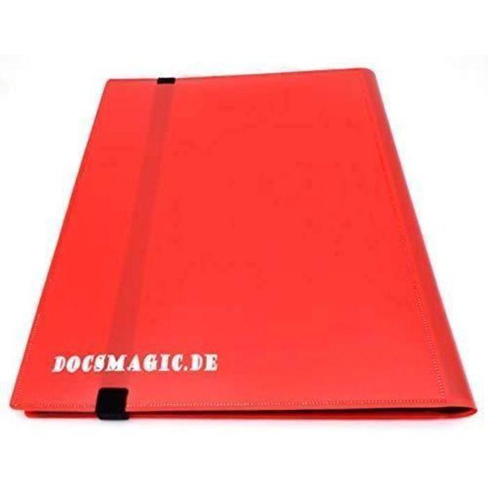Docsmagic.De Pro-Player 9-Pocket Album Red - 360 Card Binder - MTG - PKM - YGO - Classeur Pour Jeu De Cartes Rouge