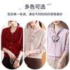 New mother autumn and winter clothing temperament fleece thickened sweater middle-aged and elderly women with bottoming shirt knitted top
