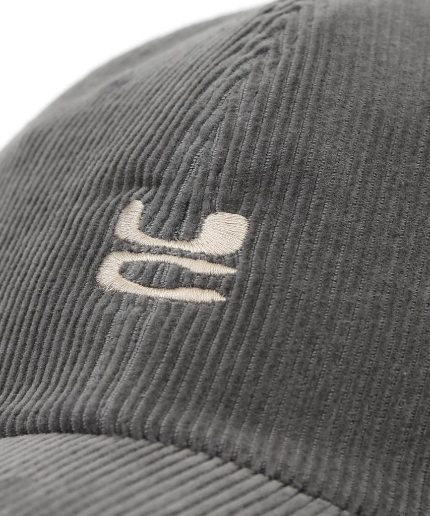 Eondeokeonteulol Autumn/Winter Corduroy Basic Soft Top Logo Ball Cap Unisex Baseball Cap Uc / Classic B B / Cd / Gr