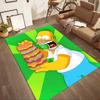 Simpsons Family Gathering Square rugs are a great choice for living rooms, bedrooms, home décor, and as gifts.