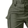 Cargo-Jumpsuit Knöchelgebunden Schulterträger Frühling Sommer Einfarbige Neckholder-Jumpsuit für