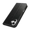 For iPhone 16 Case Crazy Horse Texture Split Leather Wallet Phone Cover