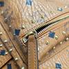 [Pre-Owned] Studded Monogram Print Faux Leather Mini Backpack - Good #1RTZ1QD