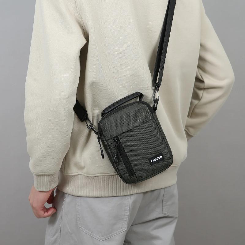 Men's Lightweight Multi-Wear Waist Bag – Convertible Crossbody Sling for Casual Shoulder or Hip Carry